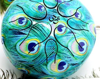 Folk Art Steel hand pan Tongue Drum | 6-Inch, 8-Note Meditation Instrument