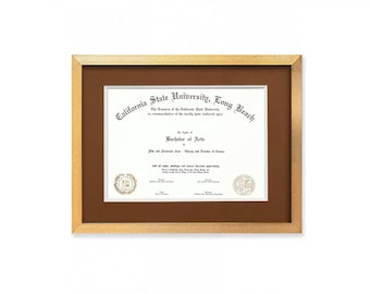 Honor certificate frame, solid wood photo frame, graduation certificate picture frame, customized wall hanging diploma display