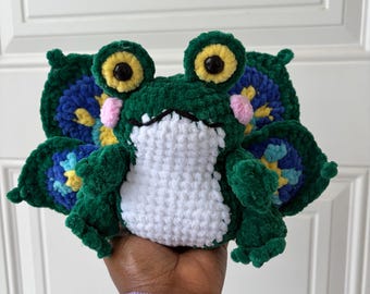 Butterfly Frog Crochet Plush