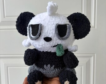 Crochet Fighting Panda Plush