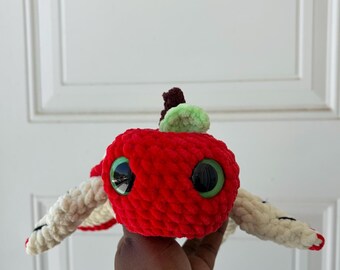 Apple Turtle Crochet Plush