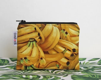 Reusable snack bag, ecofriendly, zippered, ProCare lined - Small Banana