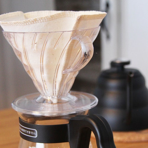 Reusable Organic Coffee Filter Chemex Style 8 Cups 1 Filter Etsy