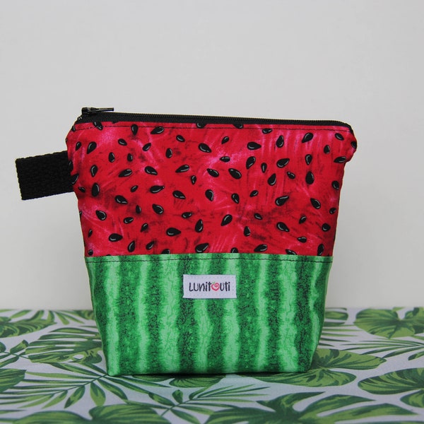 Reusable sandwich bag, reusable snack bag, reusable zippered bag, ecofriendly, zero waste, snack bag, reusable, food safe – Watermelon