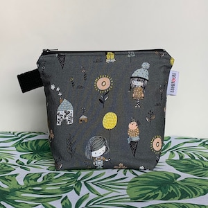 Reusable sandwich bag, reusable snack bag, ecofriendly, zero waste, zippered bag, cosmetic bag, ProCare lined – Boy and Girl