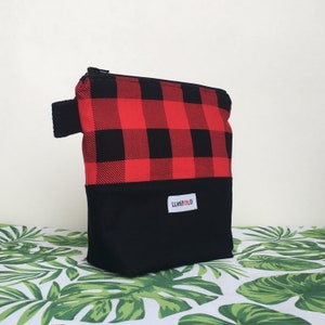 Reusable sandwich bag, reusable snack bag, reusable zippered bag, ecofriendly, zero waste, reusable, food safe Starving LumberJack image 2