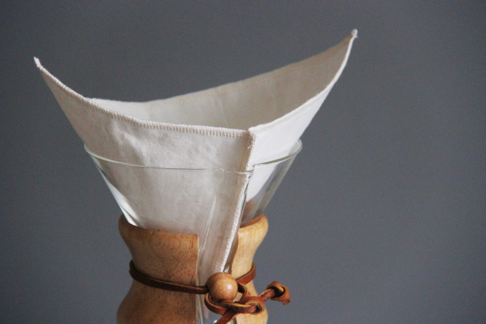 Reusable Organic Coffee Filter Chemex Style 8 Cups 1 Filter Etsy
