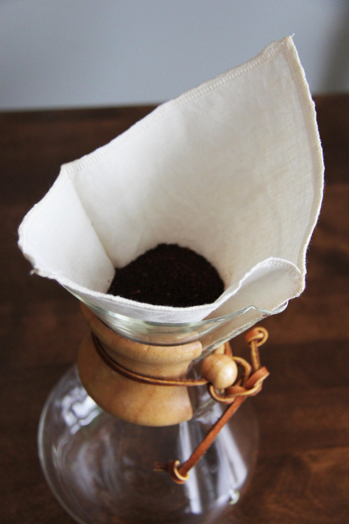 Reusable Organic Coffee Filter Chemex Style 8 Cups 1 Filter Etsy