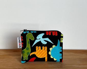 Reusable snack bag, ecofriendly, zippered, ProCare lined - Small Jurassic Bag