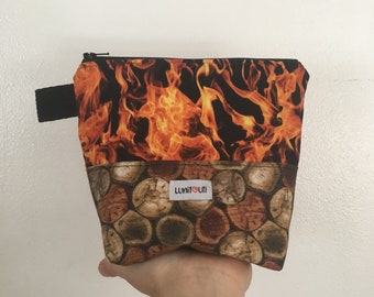 Reusable sandwich bag, reusable snack bag, reusable zippered bag, ecofriendly, zero waste, snack bag, reusable, food safe – Camp Fire