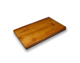 Standard Reversible Teak Wood Chopping Board | Premium Wooden Cutting Block for Kitchen | Durable and Long-Lasting Butcher Block Style Board