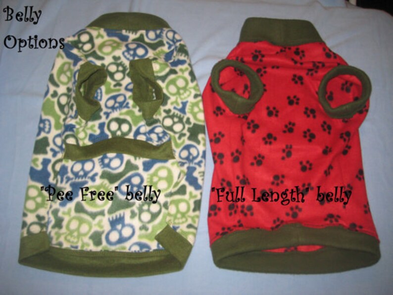 CUSTOM SIZE & PRINT Fleece Dog Sweater Large to Extra Large Etsy