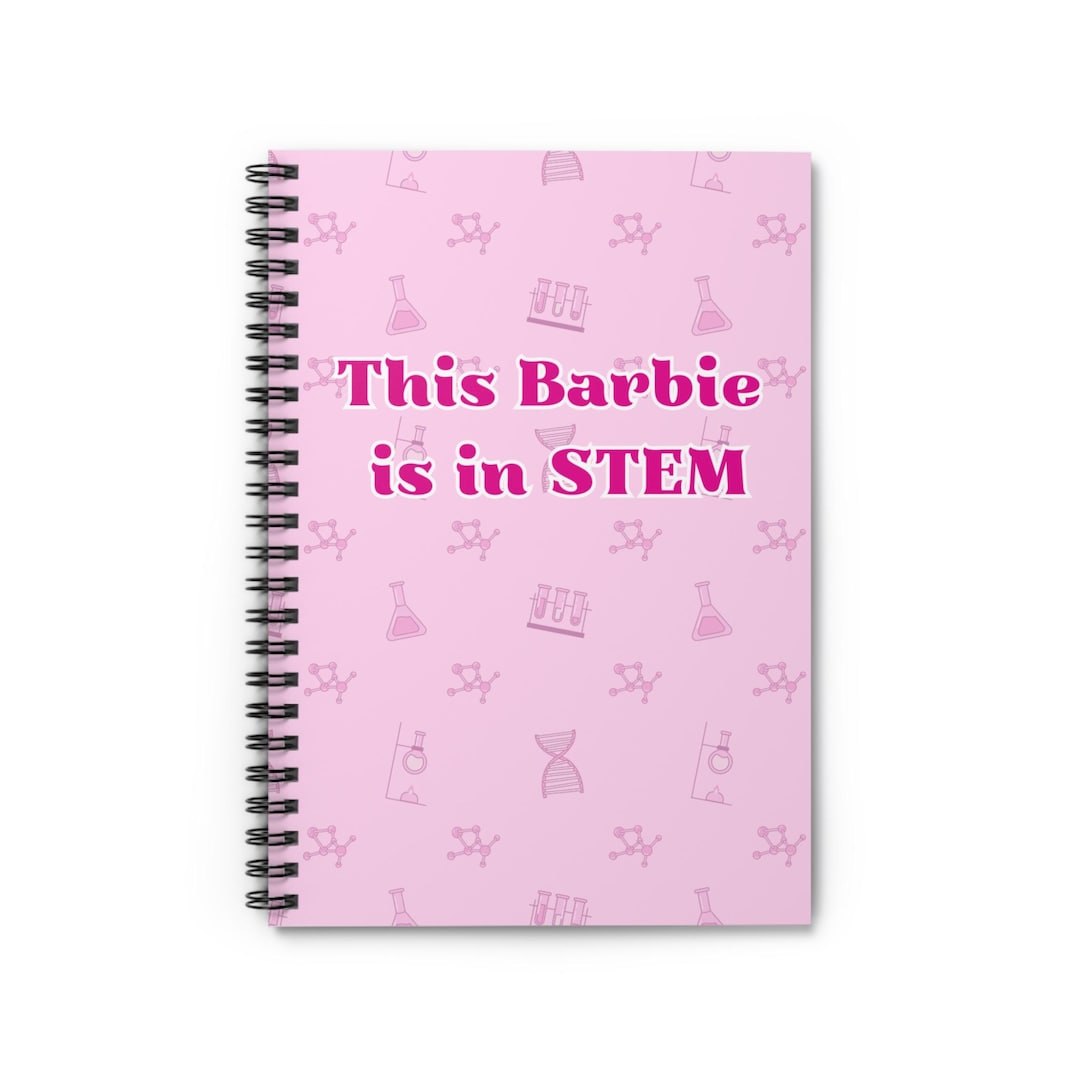 STEM Spiral Notebook: Barbie-inspired Academic Study Journal - Etsy