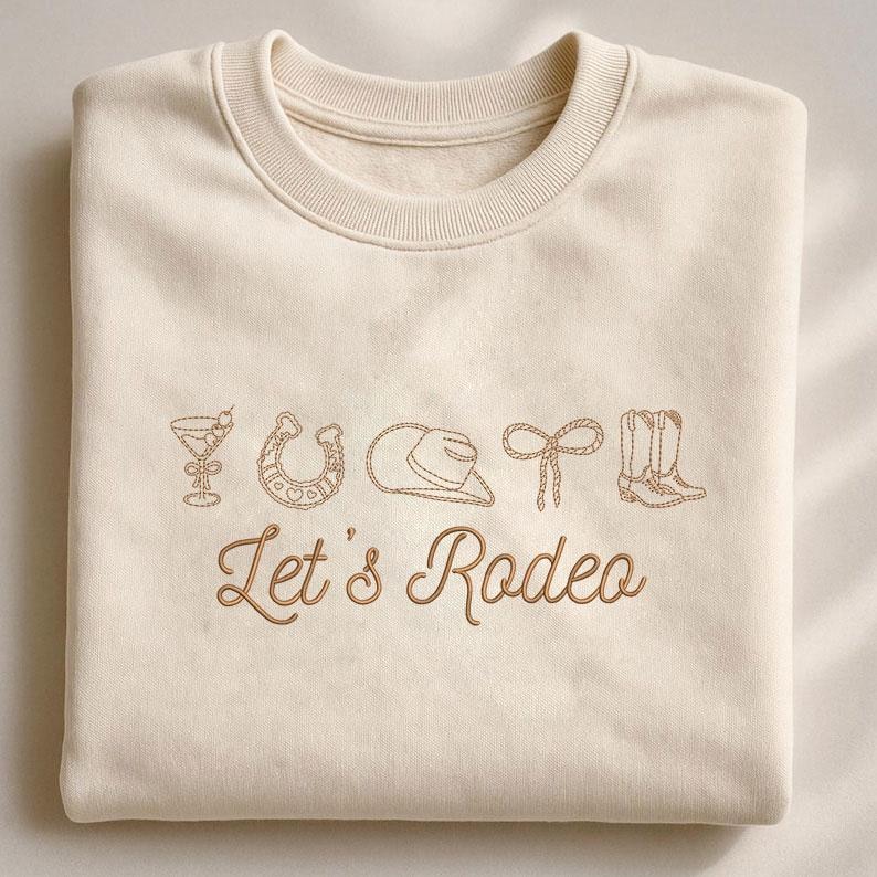 Machine Embroidery Rodeo Let’s Rodeo Western Cowgirl Machine Embroidery File, 4-8 Inches ...