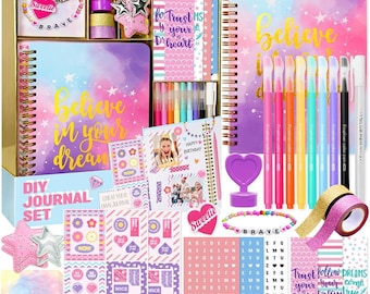 DIY Journal Kit for Girls – Teen Craft Scrapbook Set