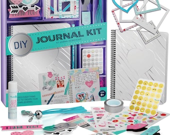 DIY Journal Kit for Girls – Scrapbook & Writing Set
