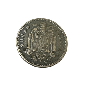 【エラー】フランシスコ・フランコスペイン1ペセタ硬貨1953 1953 una peseta - Etsy 日本