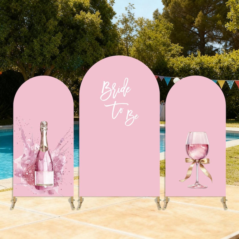 Fondo para arco de novia, decoración para despedida de soltera, baby shower, panel para fotomatón de boda imagen 8