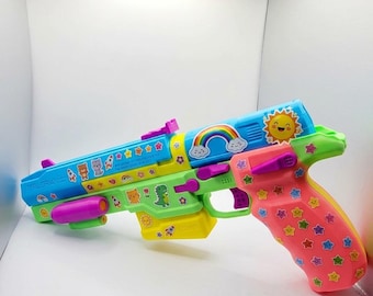 Nerf Sci-Fi CocoMelon Cyberpunk 2077 Malorian Arms 3516 1:1 Scale Prop - Non-Firing Prop Only Johnny Sliverhand WITH FREE GIFT