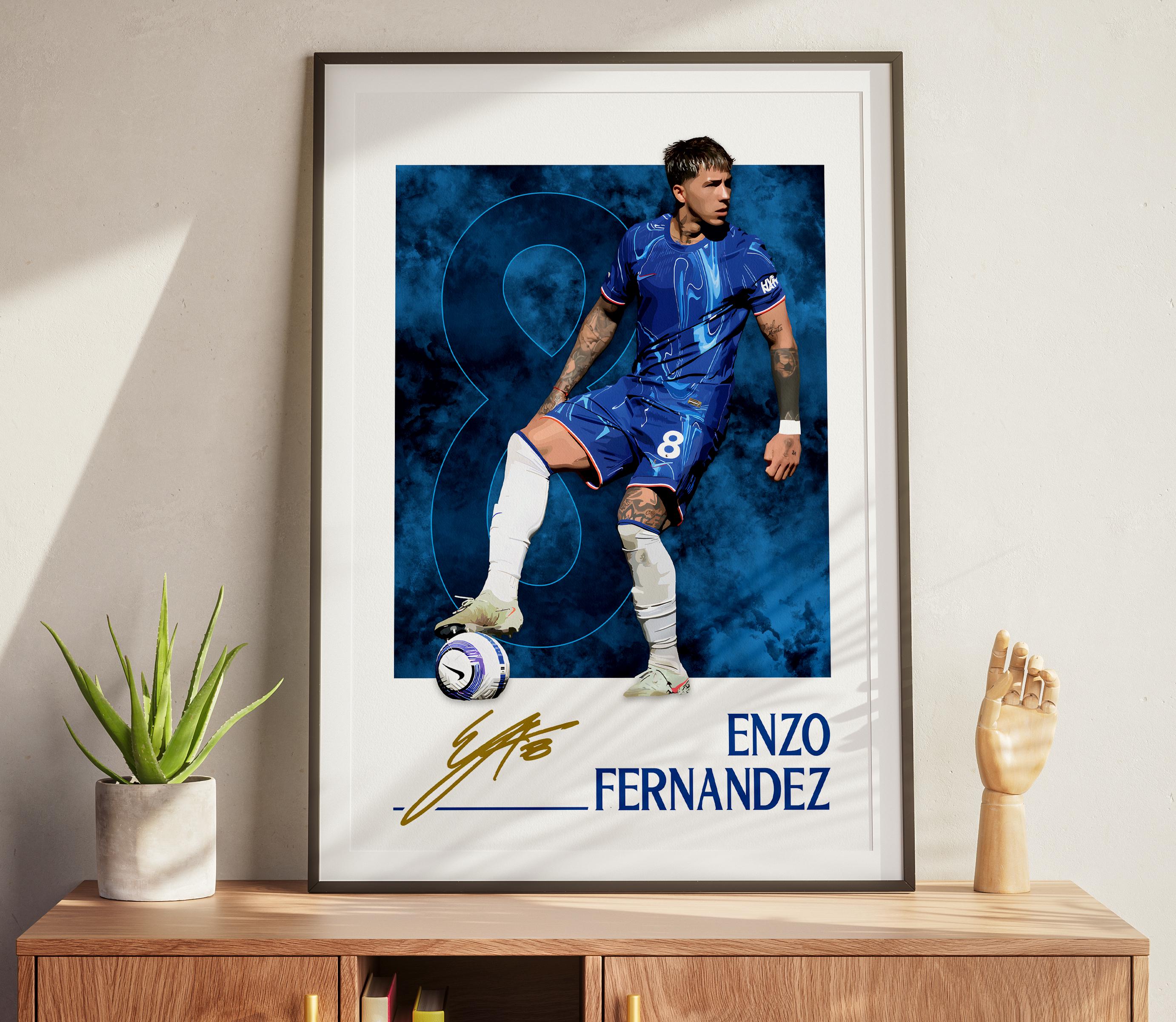 Enzo Fernandez Chelsea - Etsy