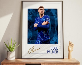 Poster di Cole Palmer / Decorazione murale del Chelsea Football, regalo per i tifosi