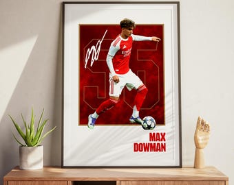 Max Dowman Football Poster: North London Fan Art