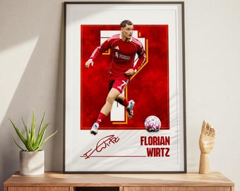 Wirtz Football Poster: Modern Liverpool Football Wall Art Print