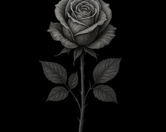Gothic Rose Vinyl Sticker Pack | Dark Academia, Witchy Decor