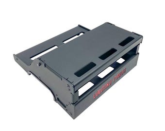 Mini tvåskiktad aluminiumpedal för gitarr, lätt och kompakt