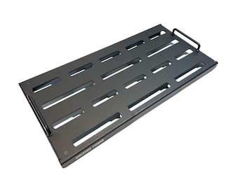 Laag profiel aluminium pedaalbord lichtgewicht gitaarpedaalbord