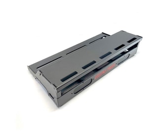 Kompakt tvåskiktad pedalbord i aluminium för gitarr: Lätt, extra utrymme, 23,6″ × 11,8″ + 23,6″ × 5,9″