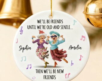 Gepersonaliseerd sieraad beste vriend, sieraad besties, vriendschapsornament, beste vriend cadeau, aangepaste vriend cadeau, BFF cadeau, cadeau voor haar
