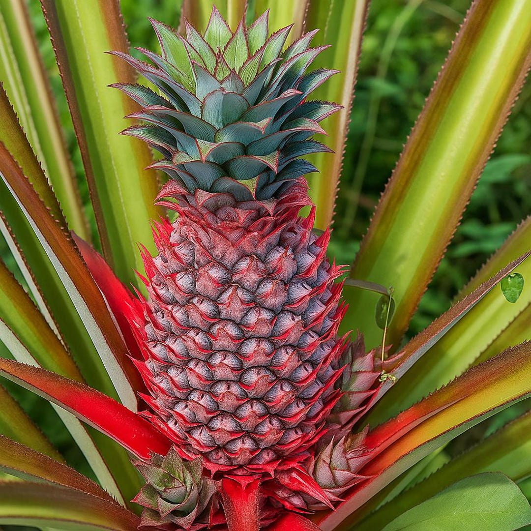 15 Red Spanish Pineapple Seeds – Rare Tropical Fruit | Edible Garden ...