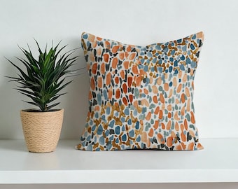 Abstrakter Terrazzo Print Kissenbezug, modernes Wohndekor