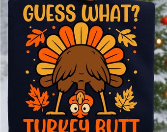 Grappige kalkoenkont Thanksgiving PNG: shirtontwerp (digitaal bestand)