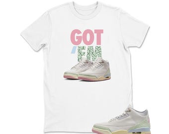 AJ 3 Spring Is In The Air Sneaker Streetwear Graphic Tee, Unisex Casual Tee, Sneaker Match Shirt