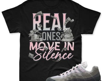 Air Max 95 Pink Foam Black White OG Big Bubble T Shirt Match Real One Move In silence