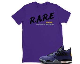 Sneaker Shirt Black to Match Jordan 4 Imperial Purple, Jordan 4 Imperial Purple Matching Sneaker