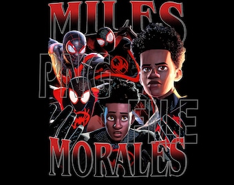 Spiderman Miles Morales PNG, Spider-Man à travers le Spider-Verse PNG, chemise Miles Morales, fichier Png de super héros, téléchargement numérique
