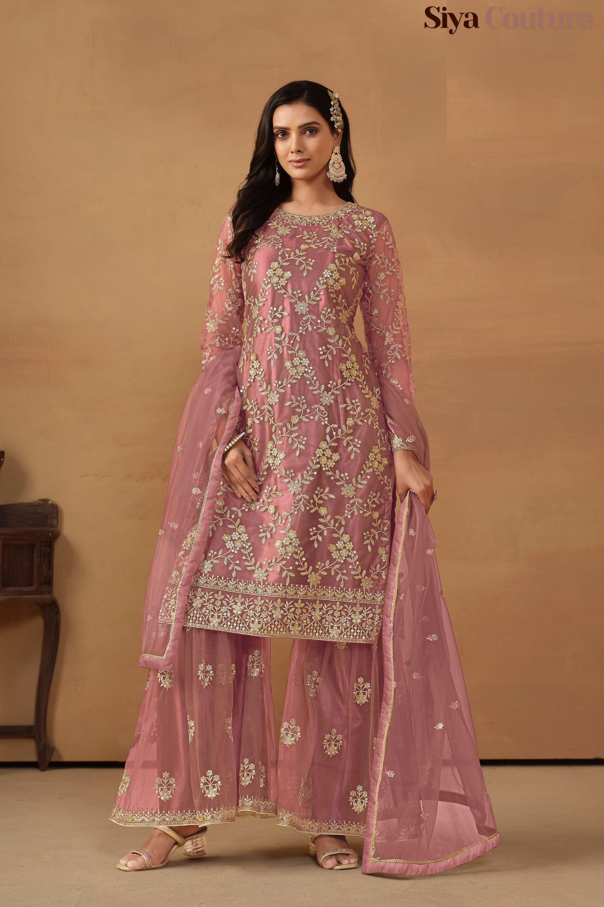 dusty pink asian dress Light Pink New Flower Girl Dresses for Wedding With Applique TBF026 – TANYA  BRIDAL main image 1