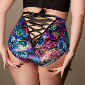 The Essential Knicker - PDF pattern - Size 8-20 - high-waisted knickers presented as an easy-to-follow sewing pattern