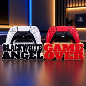 Personalisierter Controller Halter für PS5 & Xbox Series X/S – Gaming Deko mit Name, 3D gedrucktes Zubehör