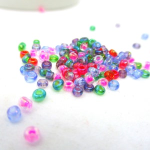 Mixed Round 10/0 Seed Rocailles, 2mm Seed Beads, 20 grams SB6 image 1