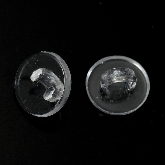 Shank Buttons G1492 Sewing Buttons 20 Clear Transparent Shank Buttons 10mm