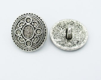 10mm 16l Zinc Alloy Metal Flat Top Sew On Shank Button In Gold Color