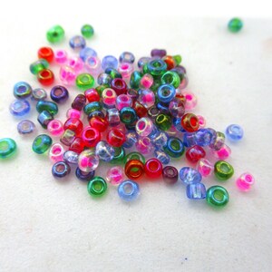 Mixed Round 10/0 Seed Rocailles, 2mm Seed Beads, 20 grams SB6 image 2