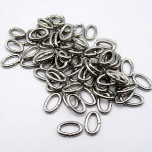 Stainless Steel Jump Rings 3/4/5/6/8mm Silver & Gold Jump 