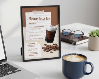 Przepisy na kawę z grzybami | Poradnik na koncentrację i energię (plik PDF do natychmiastowego pobrania)