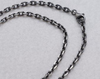 Unisex Viking Link Anchor Chain | 2mm Sterling Silver 925 Cable Necklace