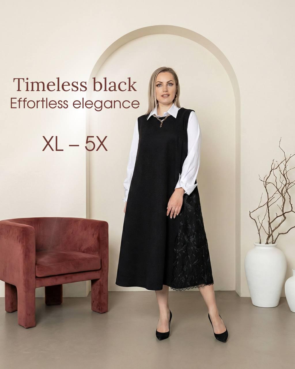 black pinafore dress plus size Ready to Ship: Linen Pinafore Dress, Size XXL